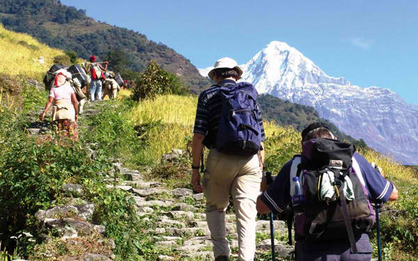 Trek up Gorichen Peak