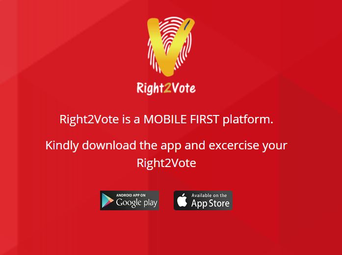 Voting App Right2Vote