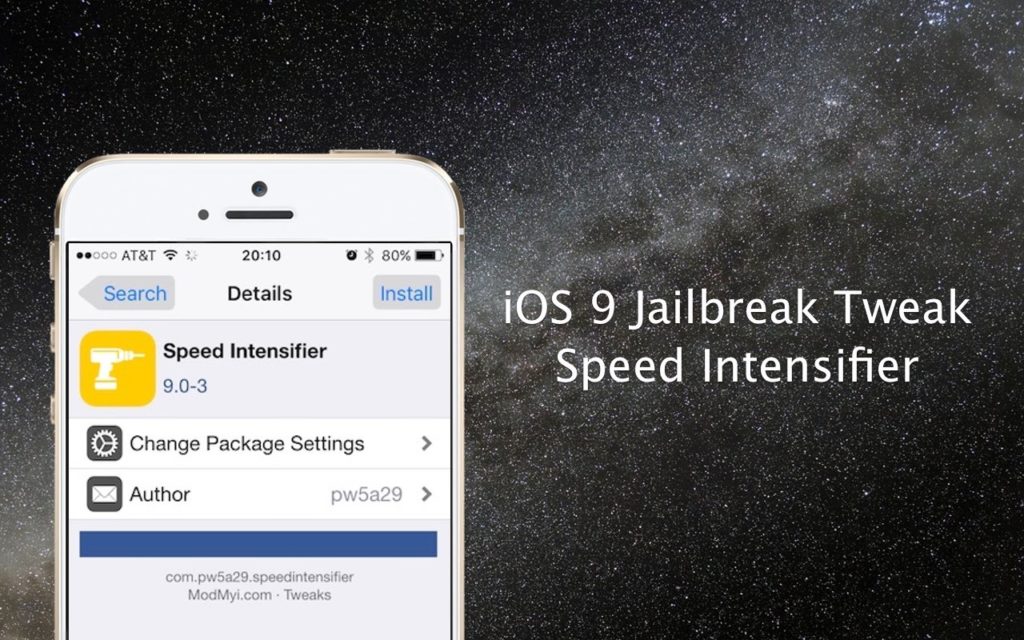 iOS 9 Jailbreak Tweak Speed Intensifier