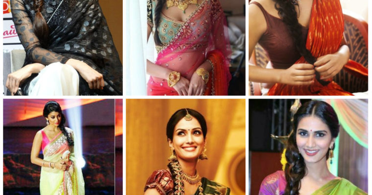 12 Best Hairstyles for Party Wear Sarees