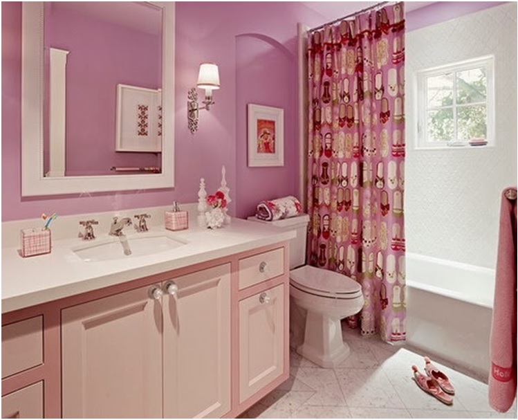 Pink Bathroom Decor