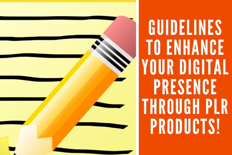 Guidelines to Enhance Your Digital Presence through PLR Products!