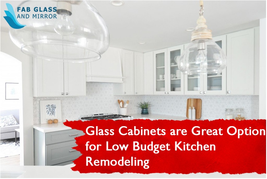 Glass Cabinets Are Great Option For Low Budget Kitchen