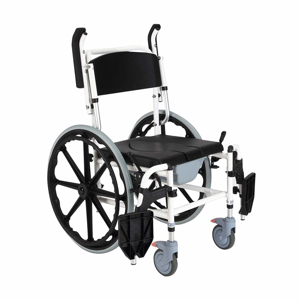 shower chair with wheel