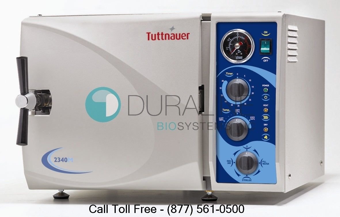 Tuttnauer 2540M Manual Autoclave M Series Sterilizer