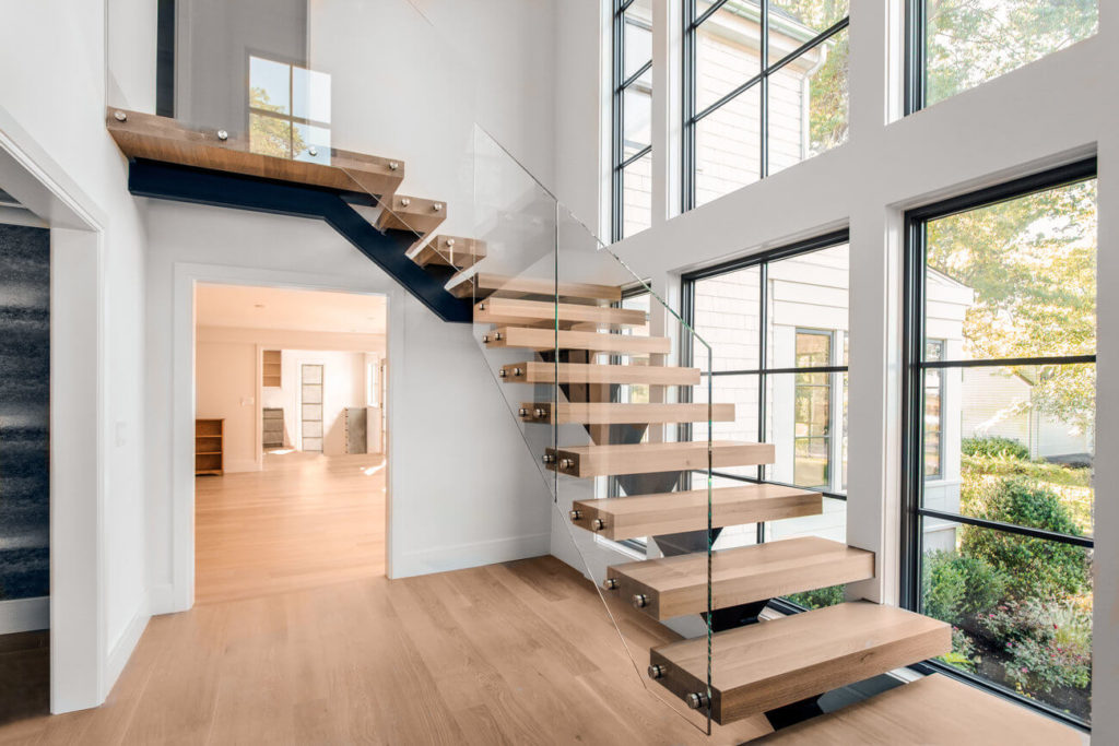 L shaped stairs