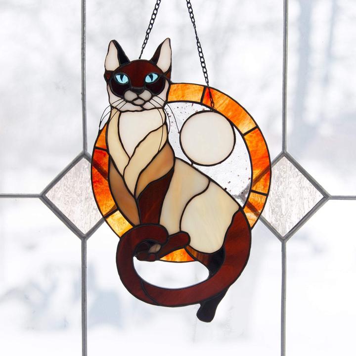 Stained Glass Hanging Art