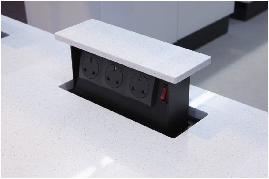 3 Reasons to Get a Pop-Up Outlet in Your Quartz Kitchen