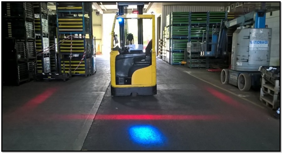 Forklift Lights Ease Logistic Operations