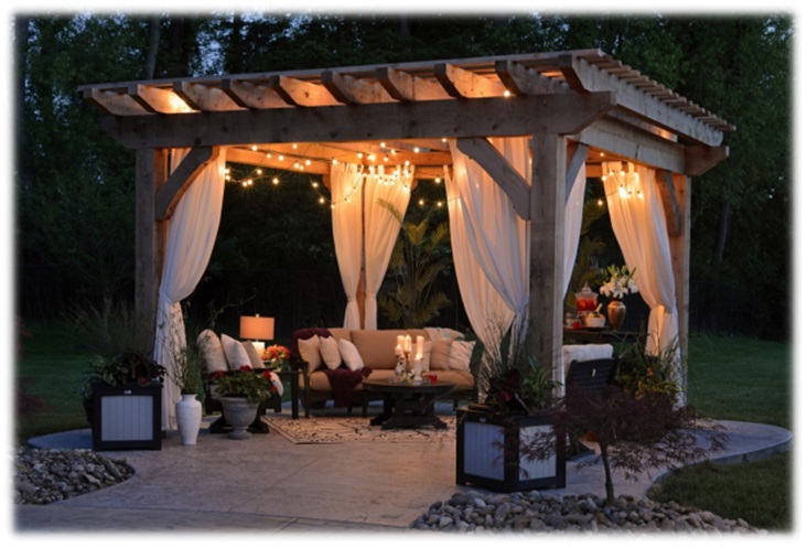 Make a pergola shade