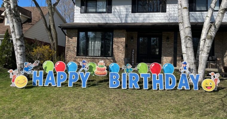 The Advantages of Hiring a Professional Company for Your Happy Birthday Yard Sign