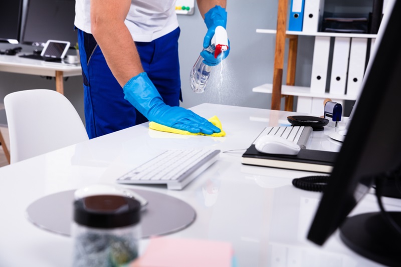 The Intersection of Office Cleaning and Better Business Health