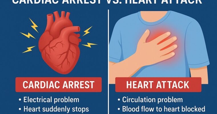 Cardiac Arrest or Heart Attack? Understanding the Difference and Why It Matters for Young Adults