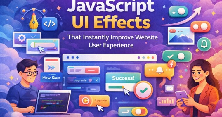 JavaScript UI Effects That Instantly Improve Website User Experience