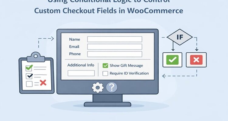 Using Conditional Logic to Control Custom Checkout Fields in WooCommerce