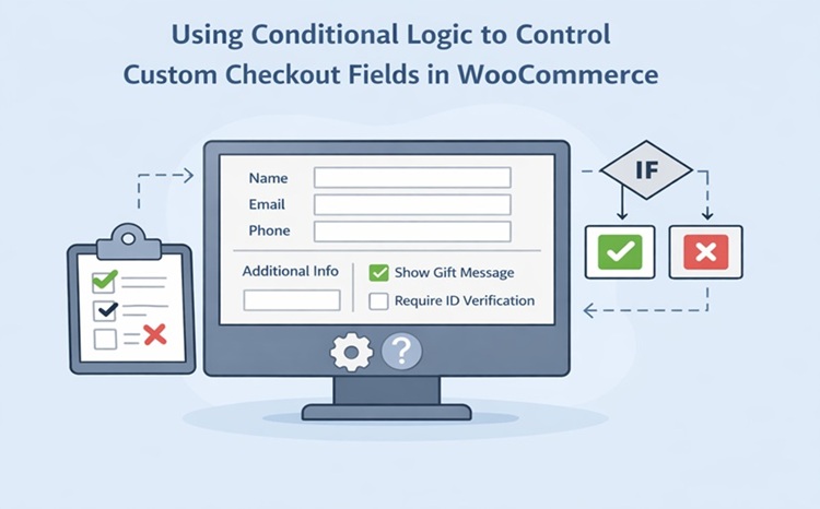 Using Conditional Logic to Control Custom Checkout Fields in WooCommerce