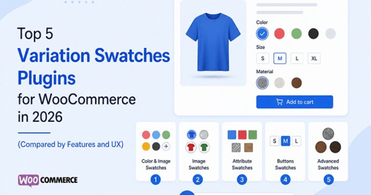 Top 5 Variation Swatches Plugins for WooCommerce in 2026 (Compared by Features and UX)
