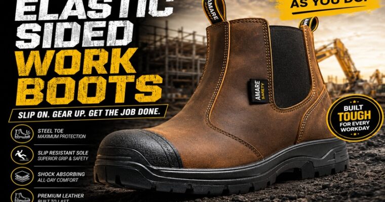 Elastic Sided Work Boots the Perfect Choice for Australian Workers