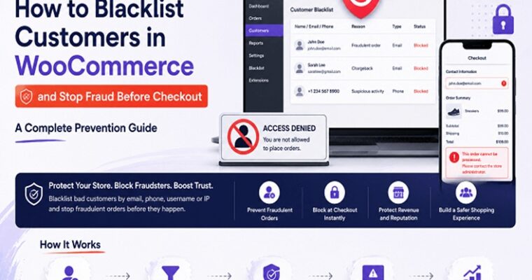 How to Blacklist Customers in WooCommerce and Stop Fraud Before Checkout: A Complete Prevention Guide