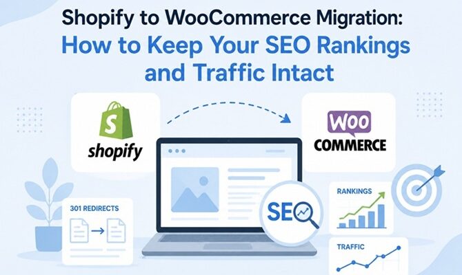 Shopify to WooCommerce Migration: How to Keep Your SEO Rankings and Traffic Intact