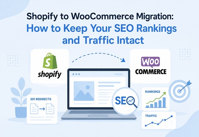 Shopify to WooCommerce Migration: How to Keep Your SEO Rankings and Traffic Intact